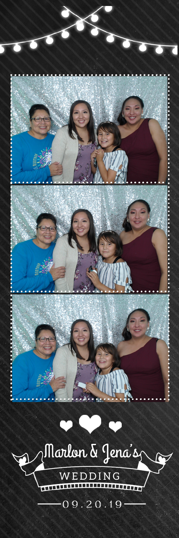 Jena and Marlon's Wedding | View more photos from the event at gallery.photoboothbillings.com/u/PhotoBoothBillings/Jena-and-Marlons-Wedding